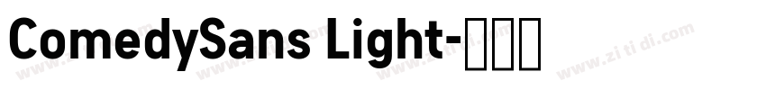 ComedySans Light字体转换